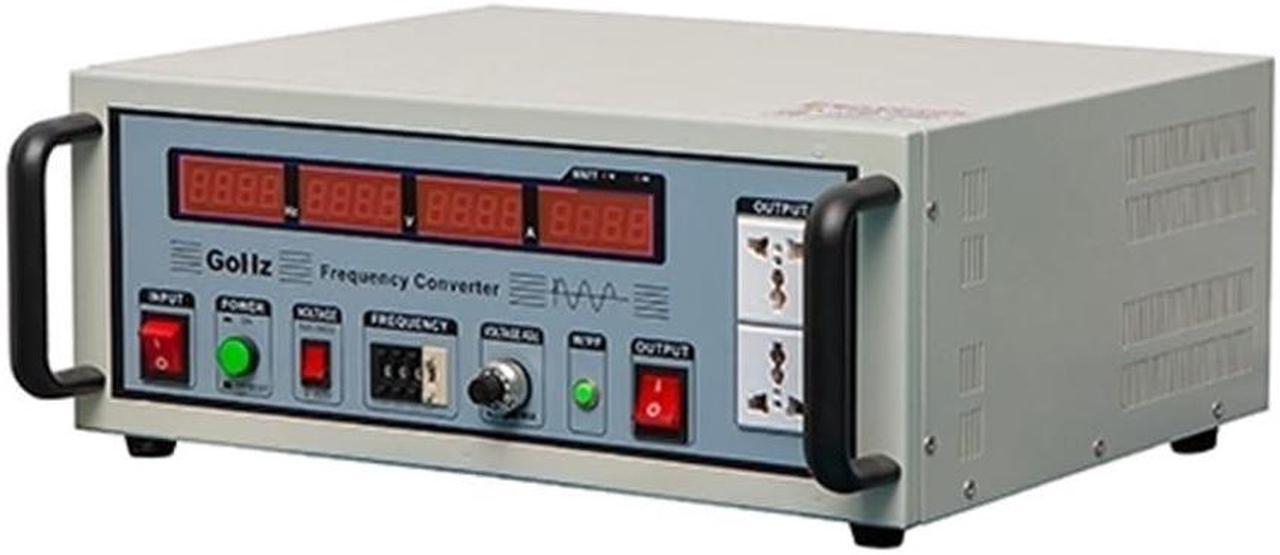 Alt view image 2 of 4 - Single Phase 120V 60Hz to 240V 50Hz Converter, 1kVA 110V to 230V 1 Phase Static Frequency Converter (Output Frequency: 50Hz/60Hz)