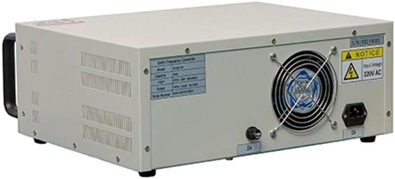 Alt view image 3 of 4 - Single Phase 120V 60Hz to 240V 50Hz Converter, 1kVA 110V to 230V 1 Phase Static Frequency Converter (Output Frequency: 50Hz/60Hz)
