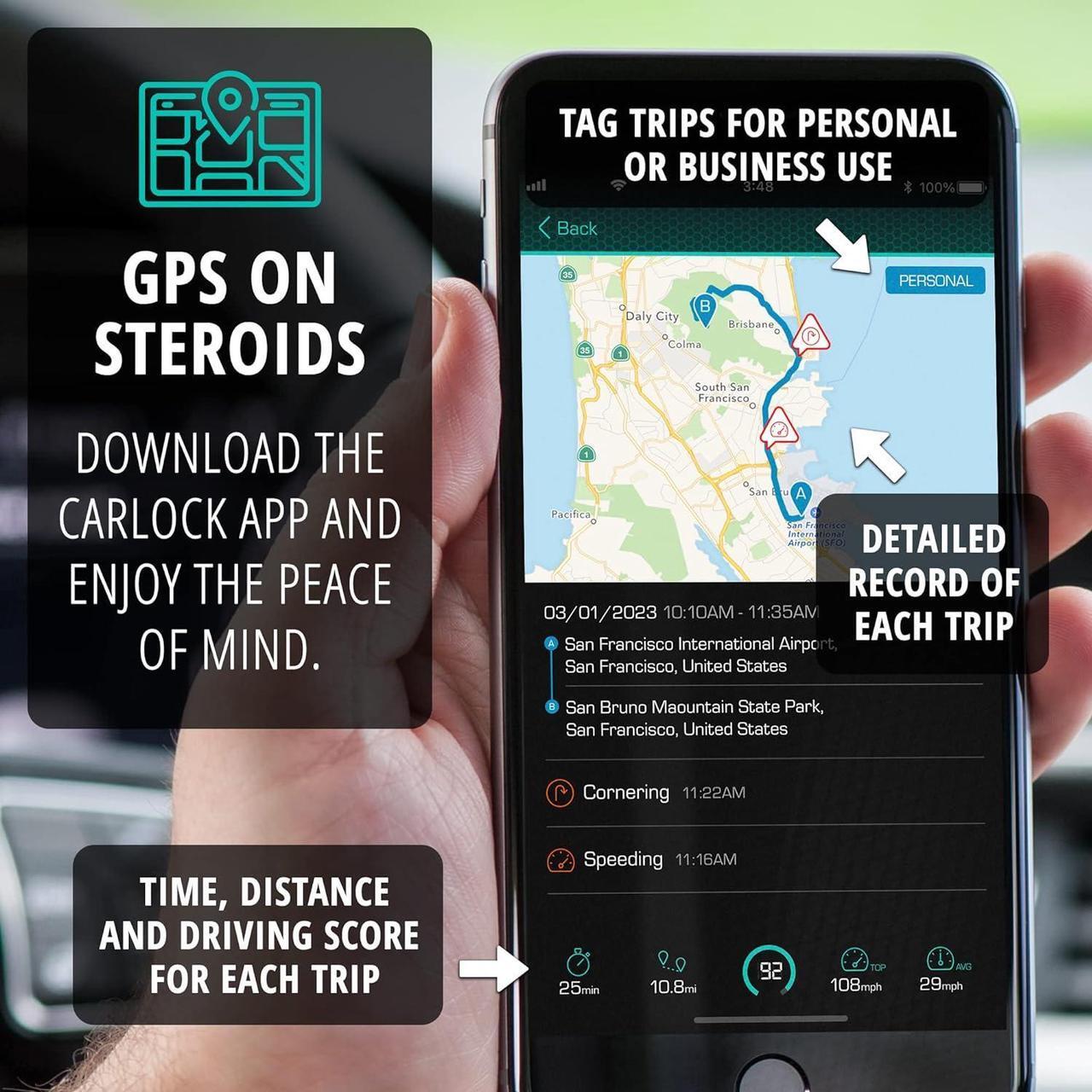 Alt view image 5 of 7 - Wired Hidden GPS Car Tracker - 12-24v Battery, Anti Theft Car Device, 4G LTE, Instant Alerts, Easy Install, Multi-Network SIM, Real-Time Monitoring