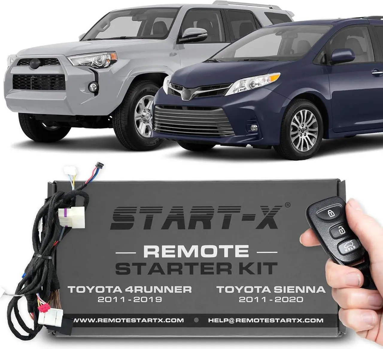 Main image of Plug N Play Remote Starter for 4Runner 2010-19, Sienna 2011-2020 || Push to Start Only || Lock 3X to Remote Start || 2010, 2011, 2012, 2013, 2014, 2015, 2016, 2017, 2018, 2019, 2020