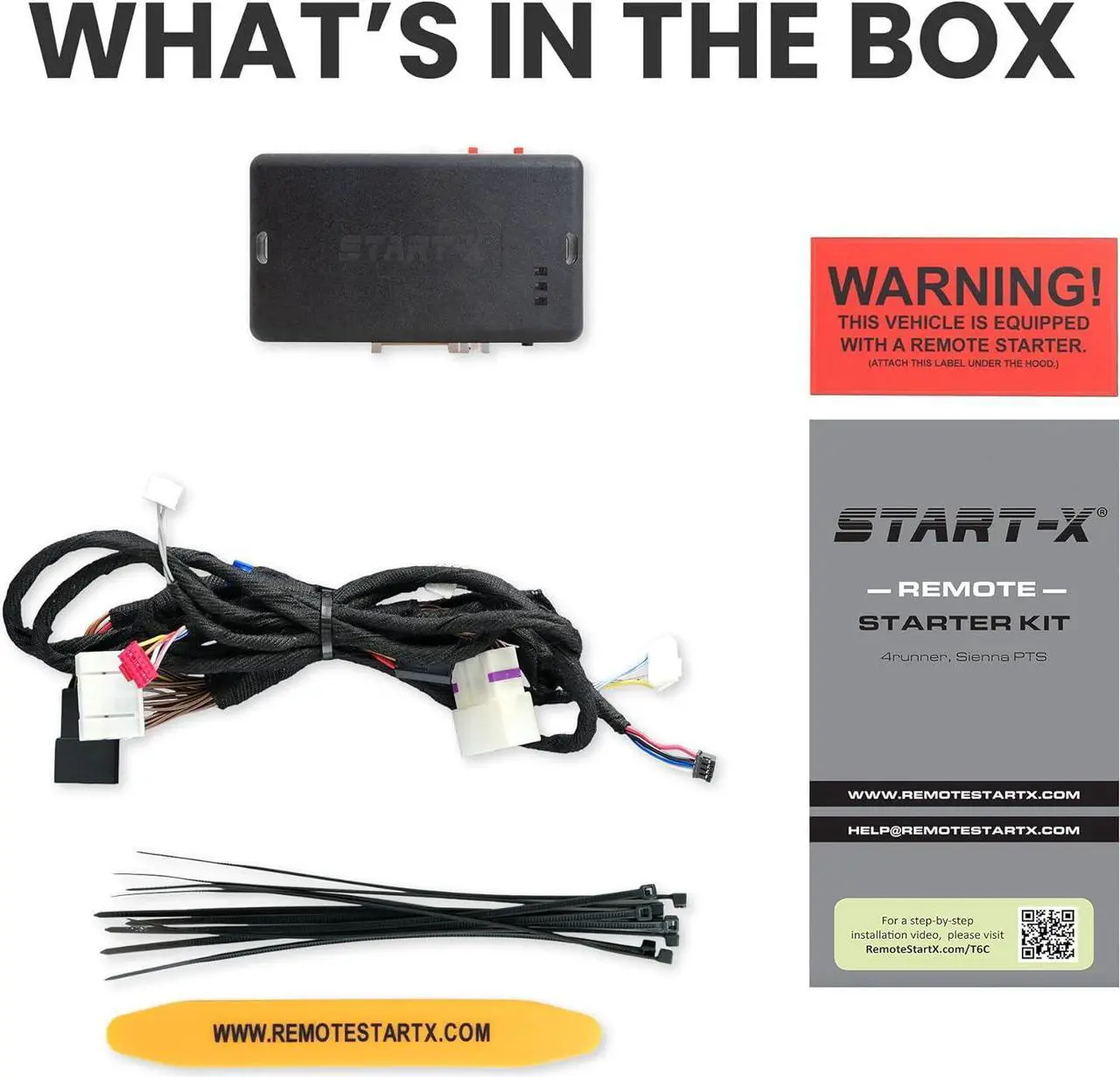 Alt view image 4 of 4 - Plug N Play Remote Starter for 4Runner 2010-19, Sienna 2011-2020 || Push to Start Only || Lock 3X to Remote Start || 2010, 2011, 2012, 2013, 2014, 2015, 2016, 2017, 2018, 2019, 2020
