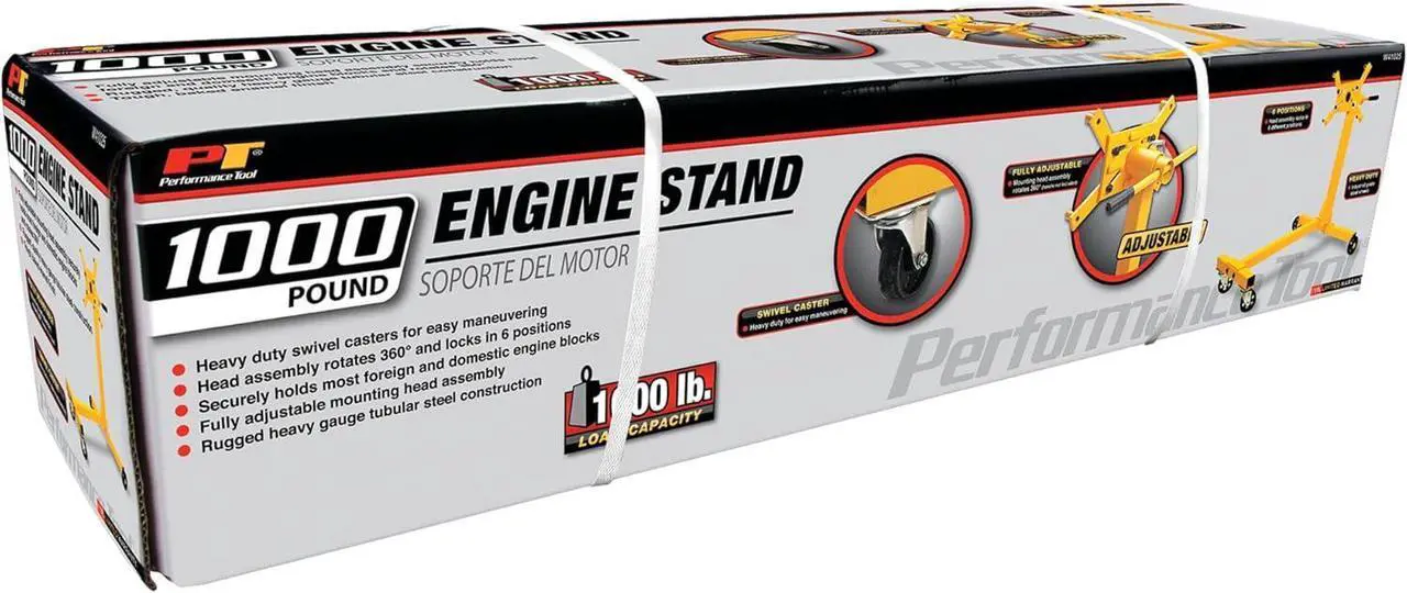 Alt view image 3 of 3 - Tool W41025 Rotating Vehicle Engine Block Stand, 1/2 Ton (1,000 lbs) Capacity