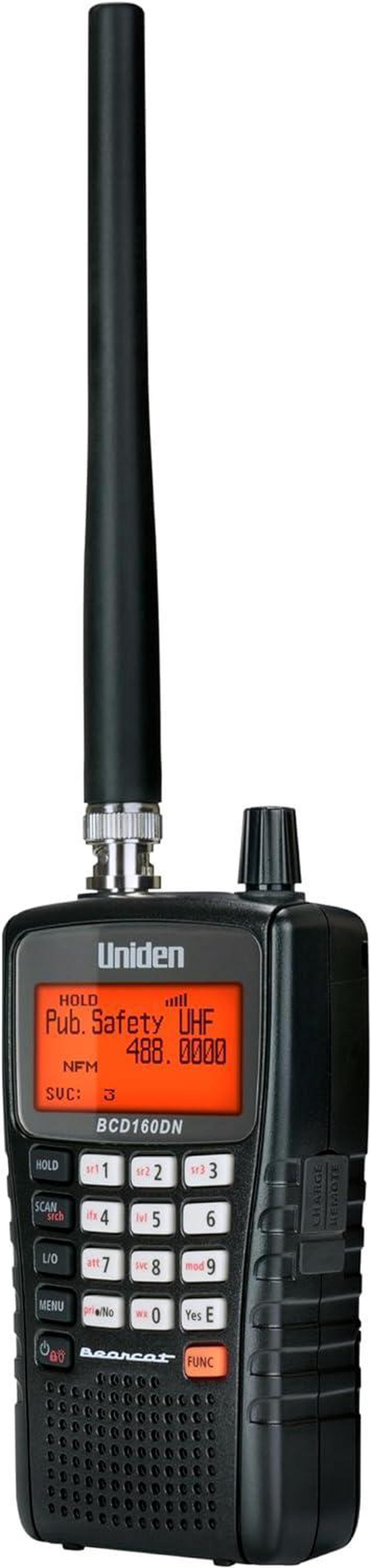 Alt view image 2 of 7 - Bearcat BCD160DN Handheld Digital Scanner, Exclusive Features, Band Scope Rapid System/Channel Number Tagging, Narrow-Band Reception, and Search Features to Detect Signals Faster Than Ever