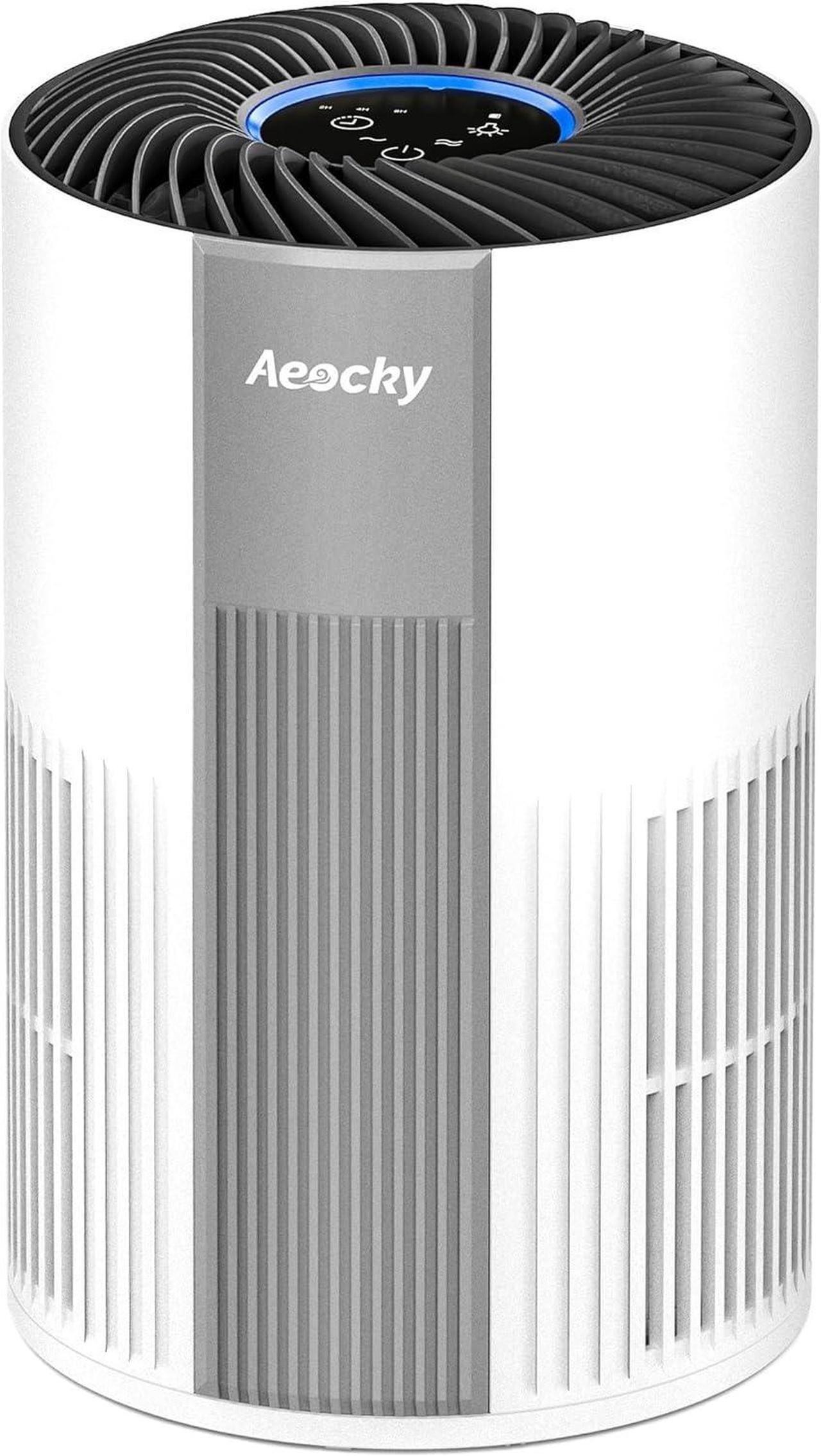 Main image of With YearChange 5-in-1 Washable Filter, AEOCKY H13 HEPA Air Purifier for Home Bedroom Dorm, Portable Air Cleaner, Quiet as Pink Noise, Aroma Box, for Pollen Smoke Dust Pet Dander Odor Office Desktop