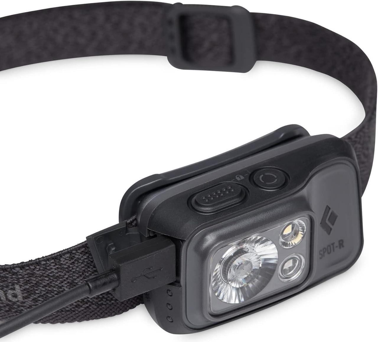 Alt view image 5 of 5 - Spot 400-R Rechargeable LED Headlamp, Waterproof and Dimmable for Camping, Hiking, Running, Hunting, Work with Red Light Headlamp Mode