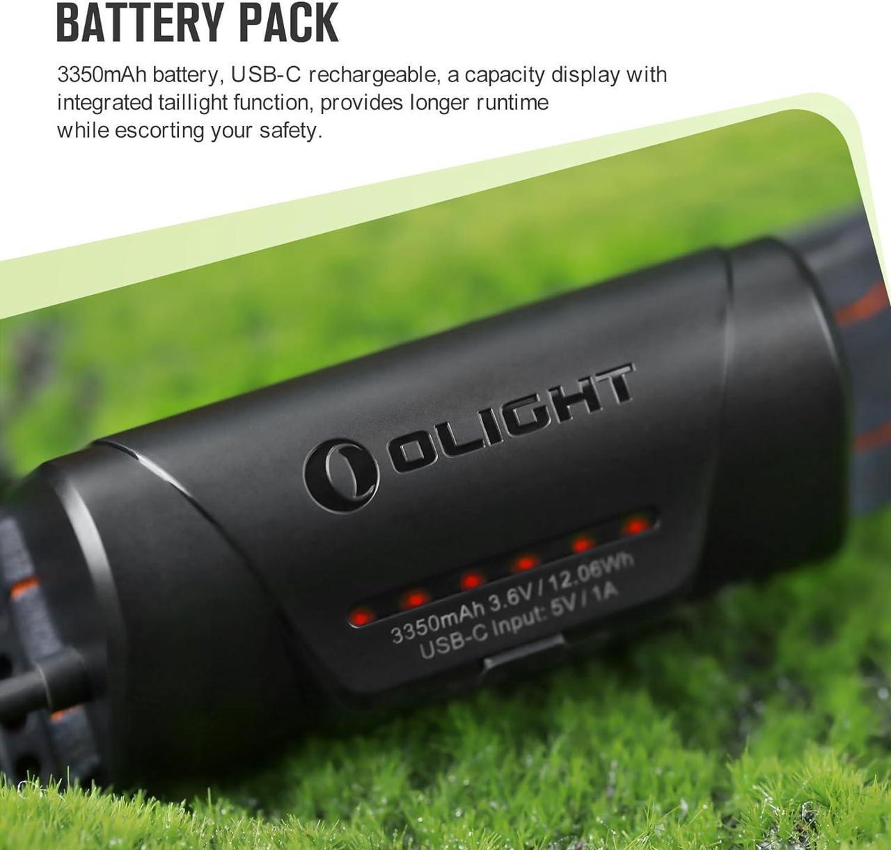 Alt view image 6 of 7 - Array 2 Pro 1500 Lumens Headlamp with Red Light Option, Powered by USB-C Rechargeable LED Headlight with Motion Sensor for Outdoors, Camping, Running, Working (Orange)