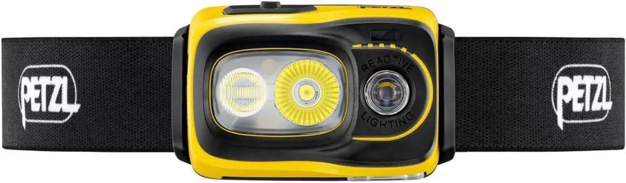 Alt view image 2 of 5 - Swift RL - Head Flashlight, 1100 LUMENS, Recharge, Black and Yellow