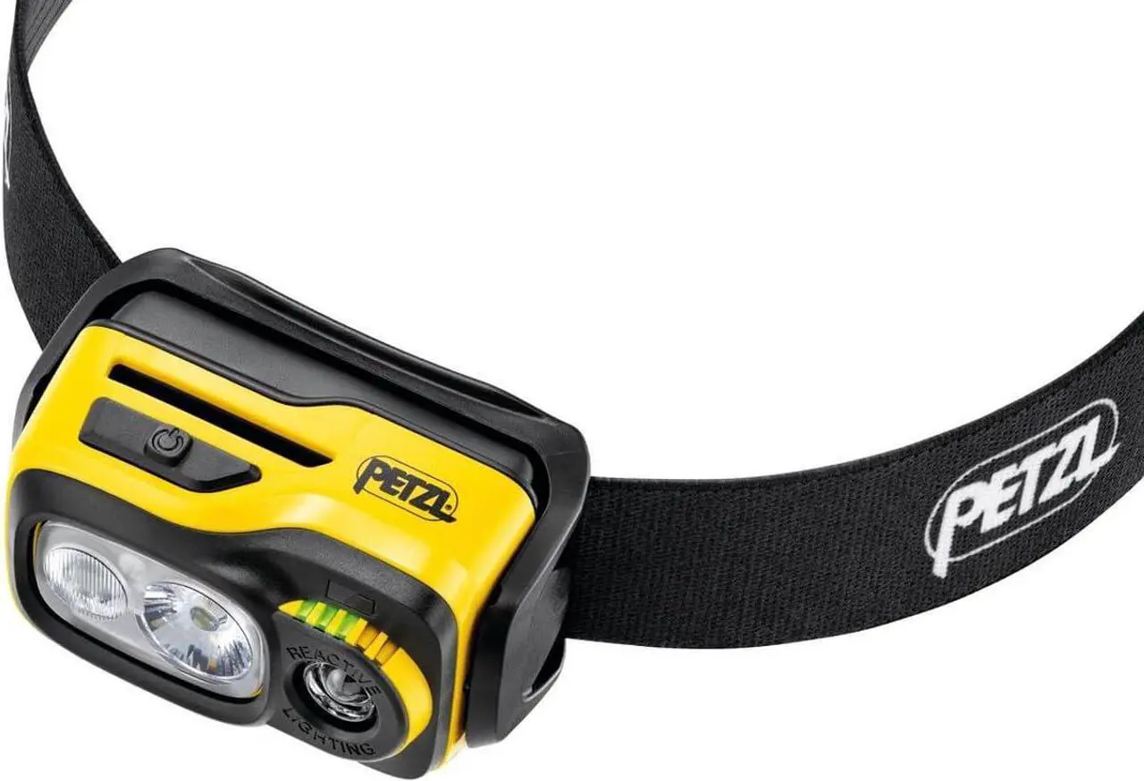 Alt view image 3 of 5 - Swift RL - Head Flashlight, 1100 LUMENS, Recharge, Black and Yellow
