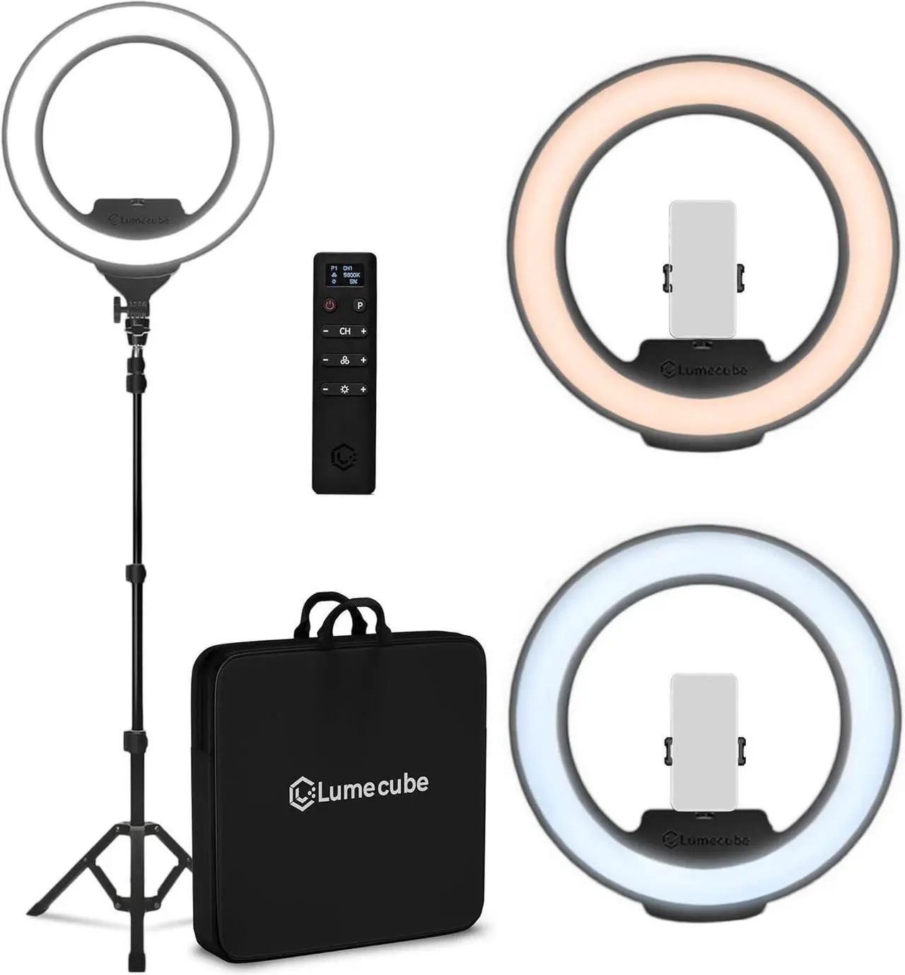 Main image of Ring Light Pro | Wireless Professional Lighting for Photography, Streaming, Video | Fully Adjustable Color and Brightness | Includes Sturdy, Portable Tripod Mount and Padded Carrying Case
