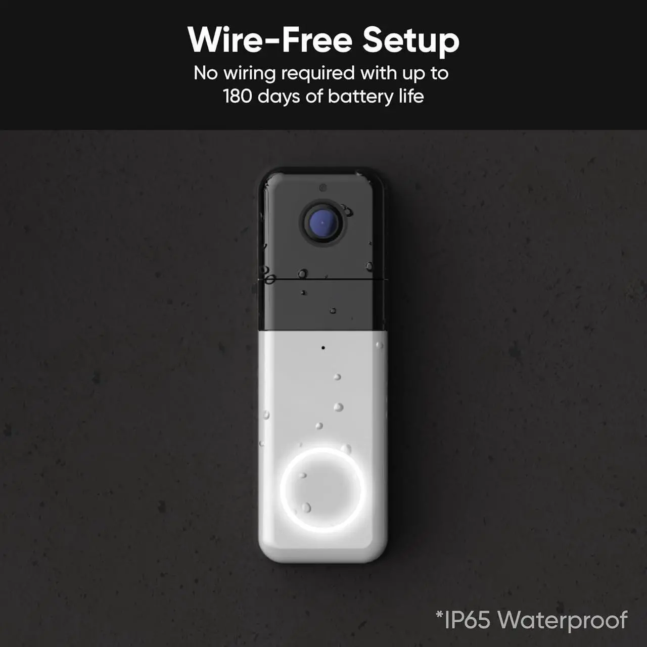 Alt view image 7 of 7 - Wyze Wireless Video Doorbell Pro (Chime Included), 1440 HD Video, 1:1 Aspect Ratio: 1:1 Head-to-Toe View, 2-Way Audio, Night Vision