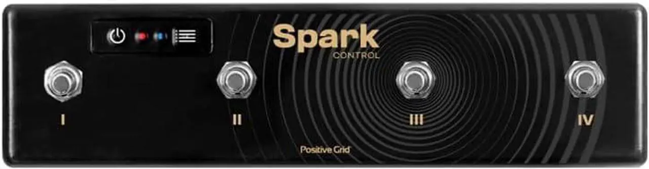 Alt view image 3 of 6 - Positive Grid Spark Control Wireless Guitar Footswitch Pedal Controller for Spark Guitar Amplifier and Mobile App with Backing Tracks