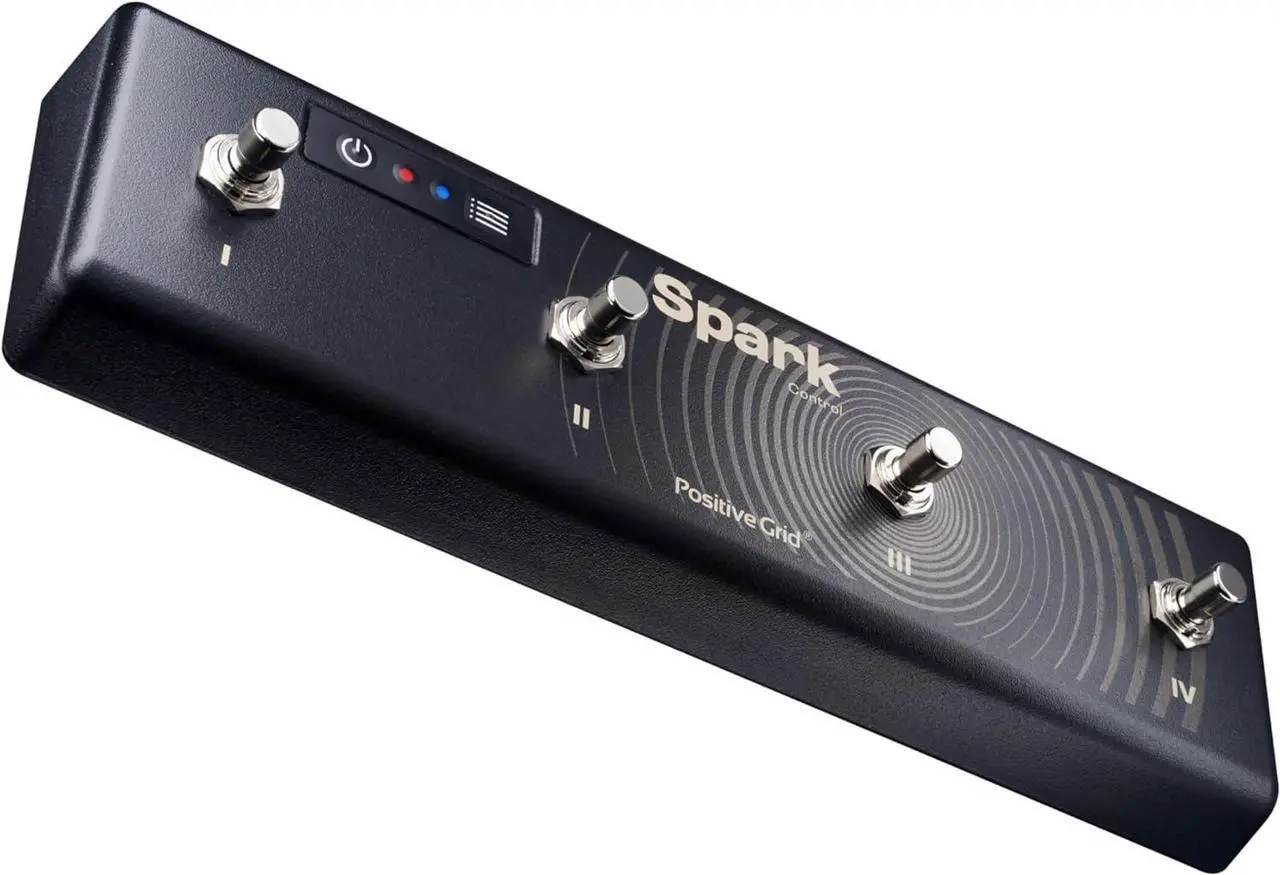 Main image of Positive Grid Spark Control Wireless Guitar Footswitch Pedal Controller for Spark Guitar Amplifier and Mobile App with Backing Tracks