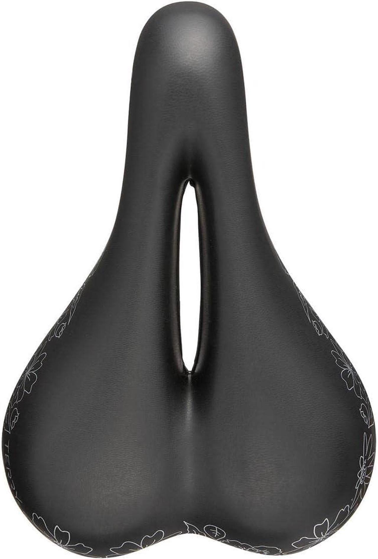 Alt view image 2 of 7 - Bike Saddle Womens Cite X Gel Saddle, Bicycle Seat for Women, Wide Comfortable Shock-Absorbing Gel Bike Seat with Center Cutaway