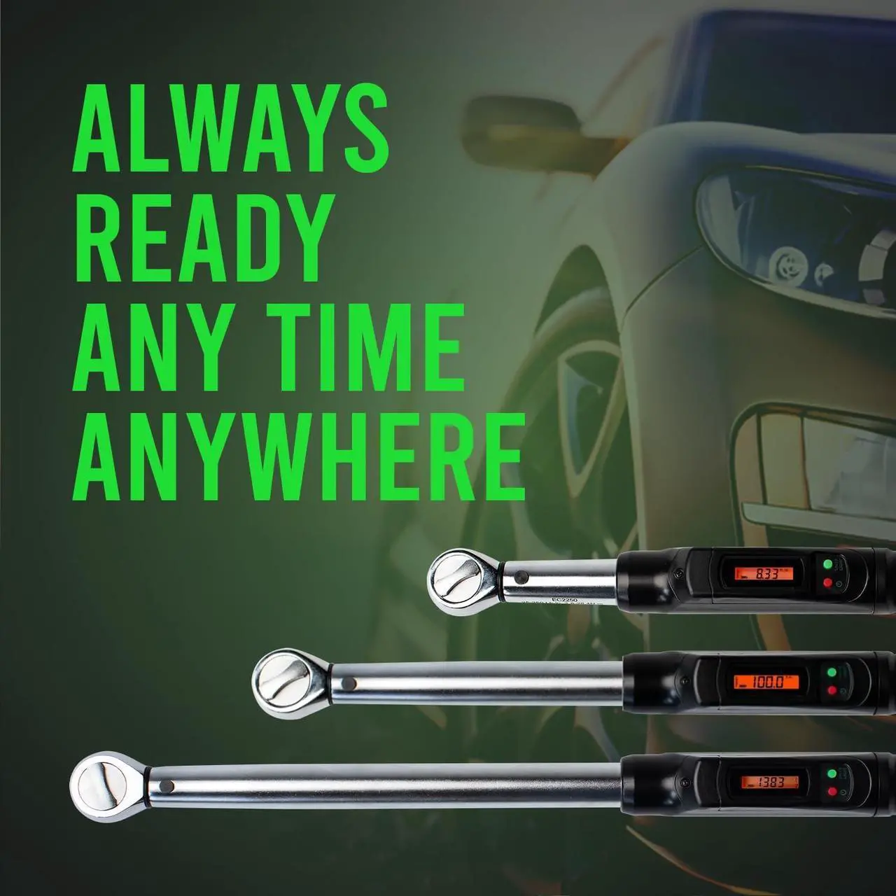 Alt view image 7 of 7 - Precision Torque Wrench 1/2 Drive - Digital Scale Torque Wrench 25-250 ft-lb, Click-Style Electronic Torque Wrench for Tire Wrench, Essential Addition to your Torque Wrench Set
