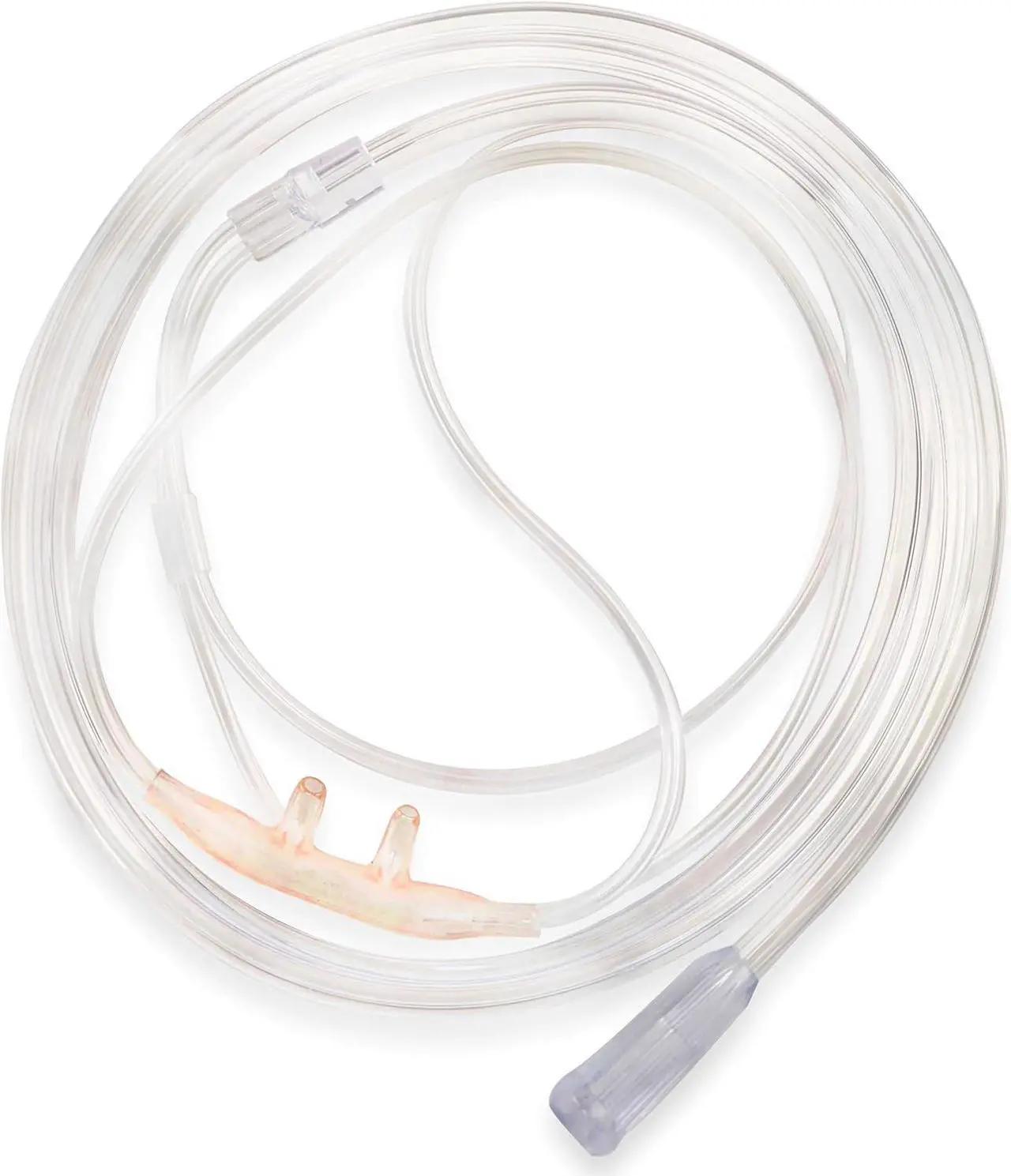 Main image of 50pk 7Ft Adult Oxygen Nasal Cannula, Salter Style, Trumpet Connector