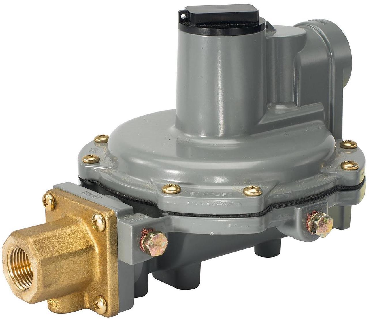 Main image of Integral 2-Stage Regulator, 9-13" W.C Spring, POL" x 3/4" NPT