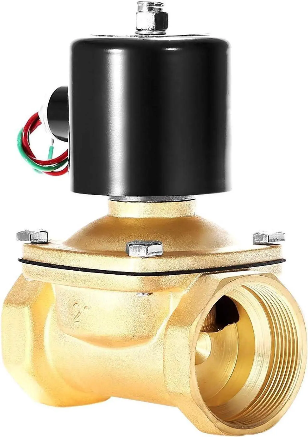 Main image of Brass Electric Solenoid Valve 2" AC110V (NPT, Normally Closed)