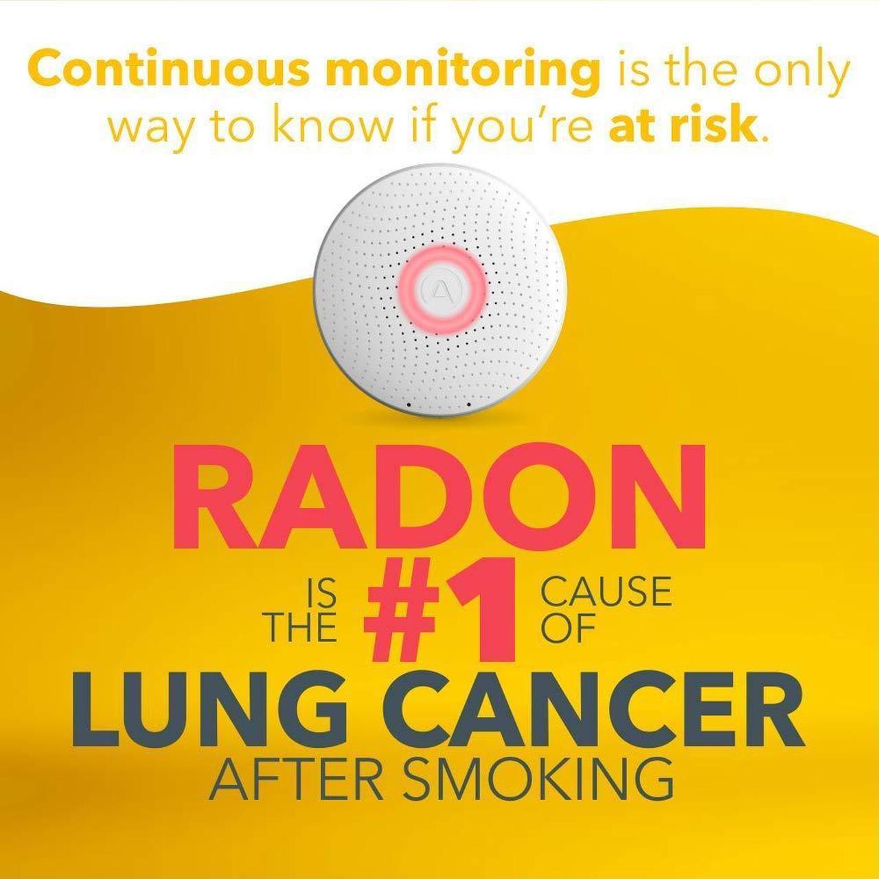 Alt view image 3 of 7 - 2950 Wave Radon - Smart Radon Detector with Humidity & Temperature Sensor  Easy-to-Use  Accurate  No Lab Fees  Battery Operated - Free App