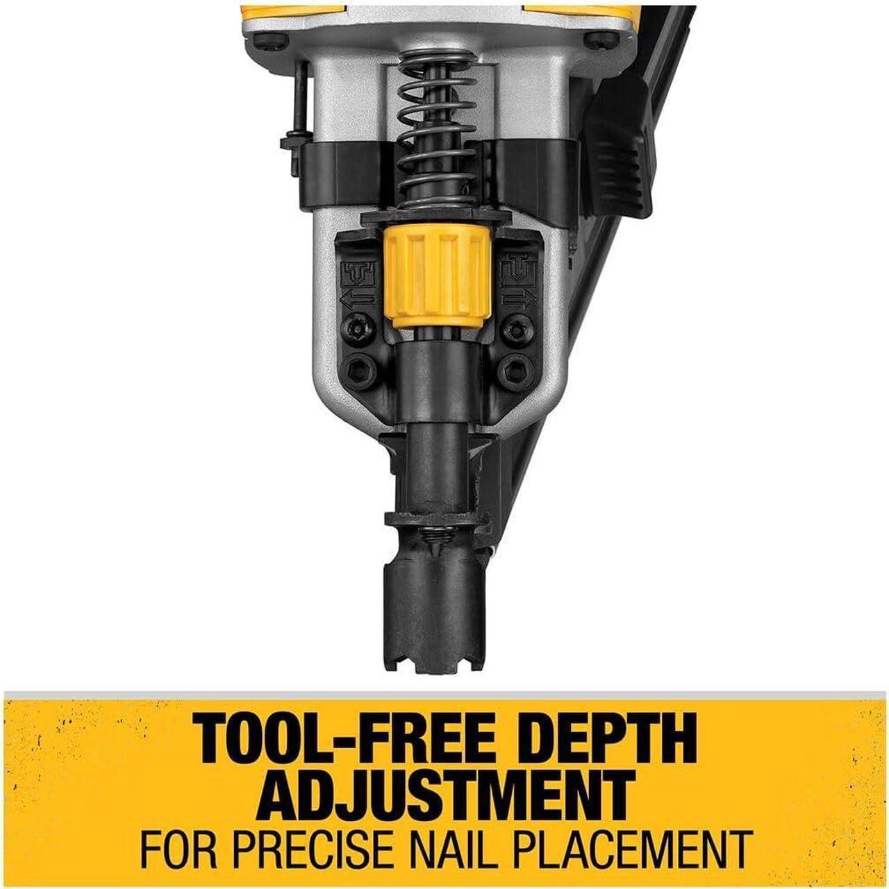 Alt view image 4 of 7 - 20V MAX XR Framing Nailer, Dual Speed, Bare Tool Only (DCN692B)