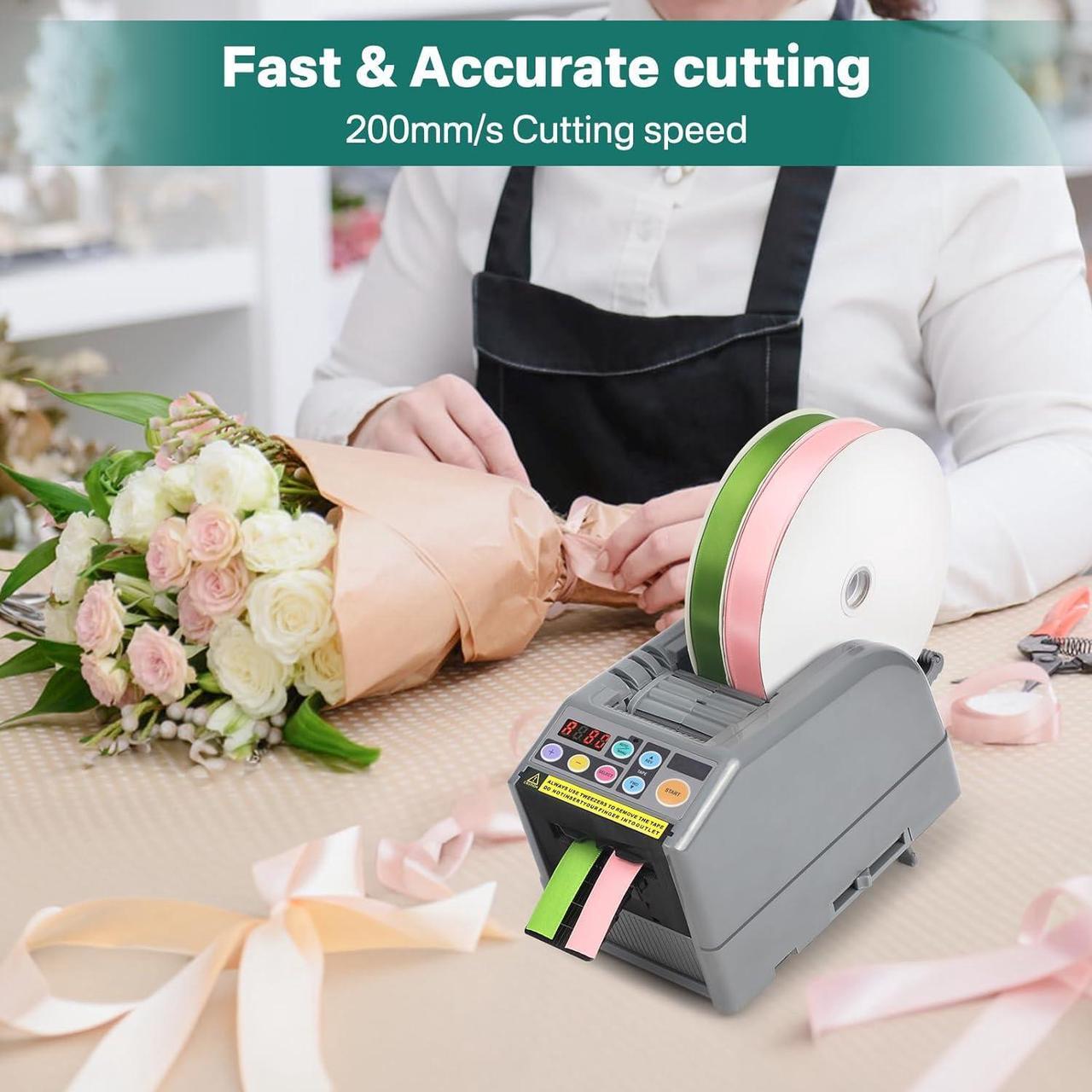 Alt view image 3 of 7 - Cutting Machine, Advanced Automatic Electric Tape Dispenser, 999mm Max Cut Length, Manual & Auto Modes, for Business, Schools, Restaurants, Factories, Warehouses & Home Use