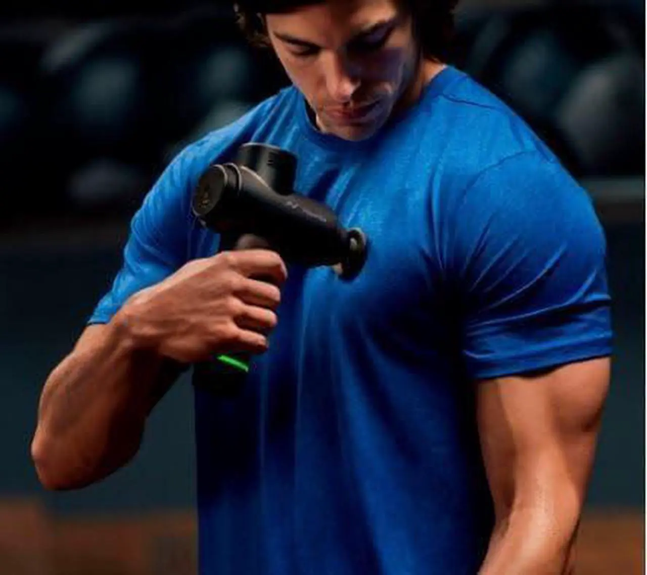 Alt view image 3 of 7 - Hypervolt 2 Black - Featuring Quiet Glide Technology - Handheld Percussion Massage Gun | 3 Speeds, 5 Interchangeable Heads | Helps Relieve Sore Muscles and Stiffness |FSA and HSA Eligible