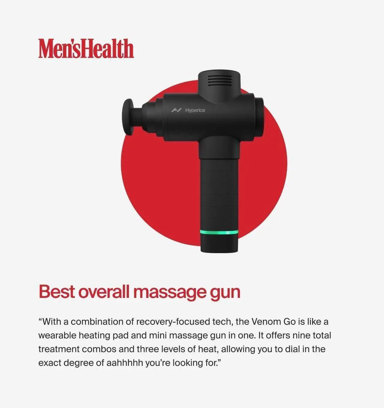 Alt view image 5 of 7 - Hypervolt 2 Black - Featuring Quiet Glide Technology - Handheld Percussion Massage Gun | 3 Speeds, 5 Interchangeable Heads | Helps Relieve Sore Muscles and Stiffness |FSA and HSA Eligible