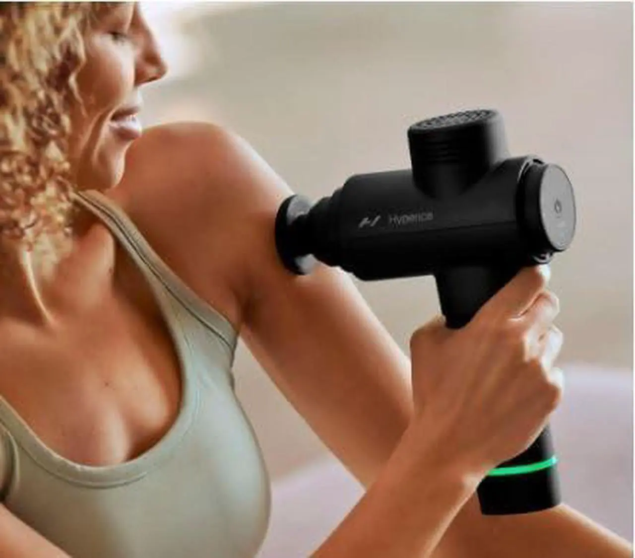 Alt view image 2 of 7 - Hypervolt 2 Black - Featuring Quiet Glide Technology - Handheld Percussion Massage Gun | 3 Speeds, 5 Interchangeable Heads | Helps Relieve Sore Muscles and Stiffness |FSA and HSA Eligible