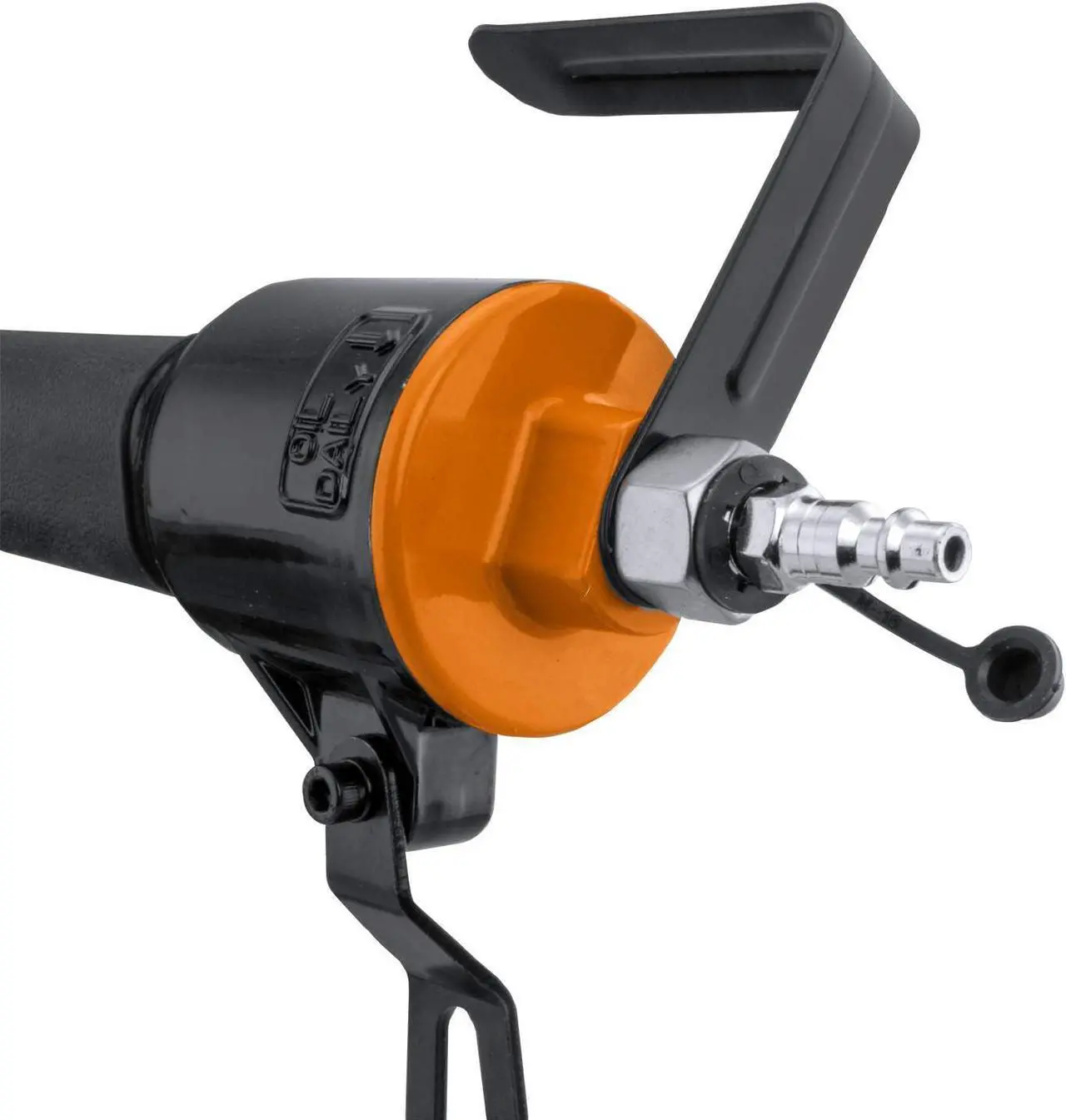 Alt view image 4 of 7 - PFS9 Pneumatic 9-Gauge 2" Fencing Stapler with T-Handle, Adjustable Metal Belt Hook, and Case
