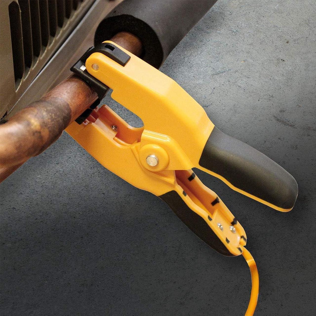 Alt view image 2 of 4 - Test Instruments ATTPC3 Pipe Clamp K-Type Thermocouple adapter, HVAC Temperature Probe for Clamp Meters, Surface Thermometer for Boiler and AC Line Temperature Readings