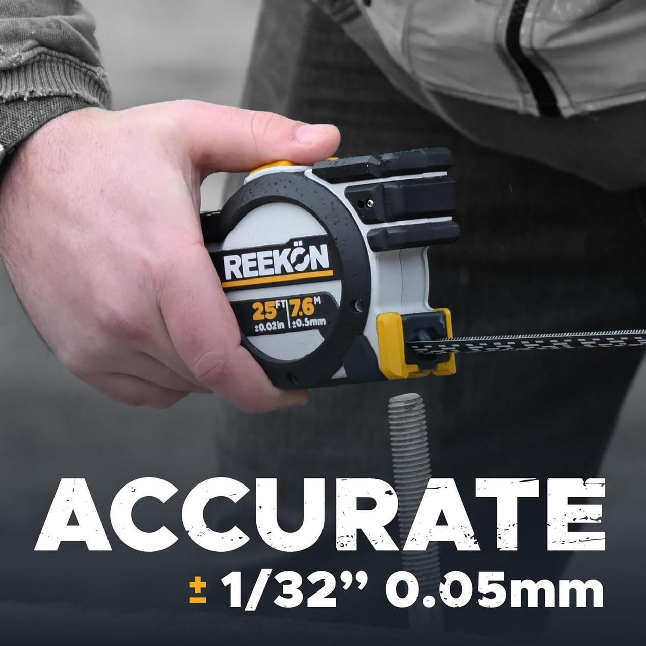 Alt view image 4 of 7 - T1 Tomahawk Digital Tape Measure - Professional Accurate Measuring Tool, Green Laser, E-Paper Measuring List, Measurements Shared Over Bluetooth, Replaceable Blades