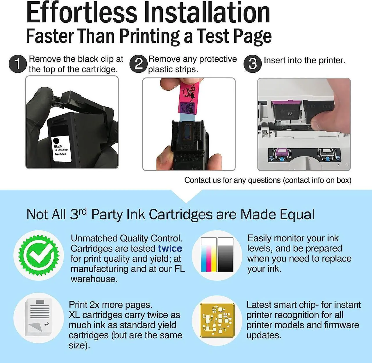 Alt view image 6 of 7 - Limeink Remanufactured Ink Cartridges Replacement for 240xl 241xl Combo Pack for Cannon 240-241 Printer Ink Cartridge for MG3600 Ink Cartridges PG 240xl Black Pixma MG3620 Ink Cartridge