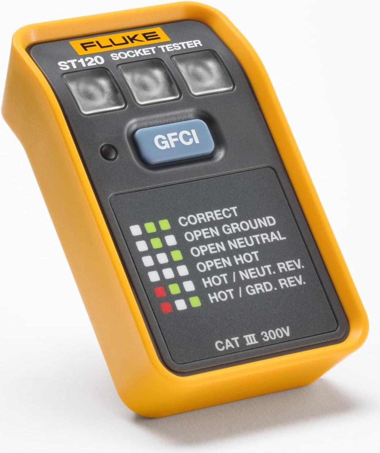 Alt view image 4 of 6 - Fluke ST120 GFCI Socket Tester Without Beeper