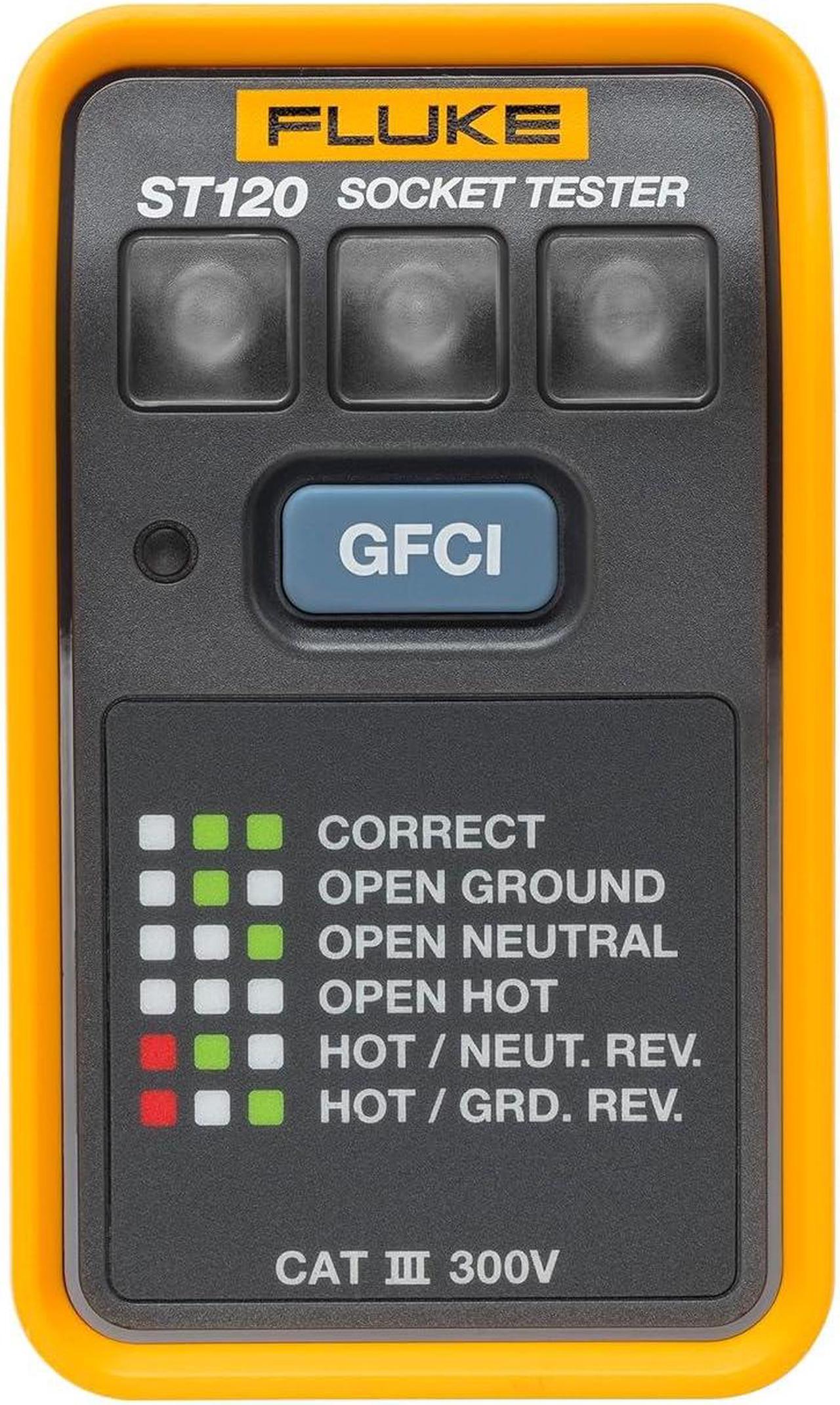 Main image of Fluke ST120 GFCI Socket Tester Without Beeper