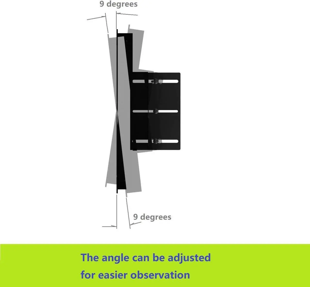 Alt view image 5 of 7 - 4U Universal VESA LCD Monitor Mounting Bracket for 19 inches Server Rack or Cabinet, Black (MMB)