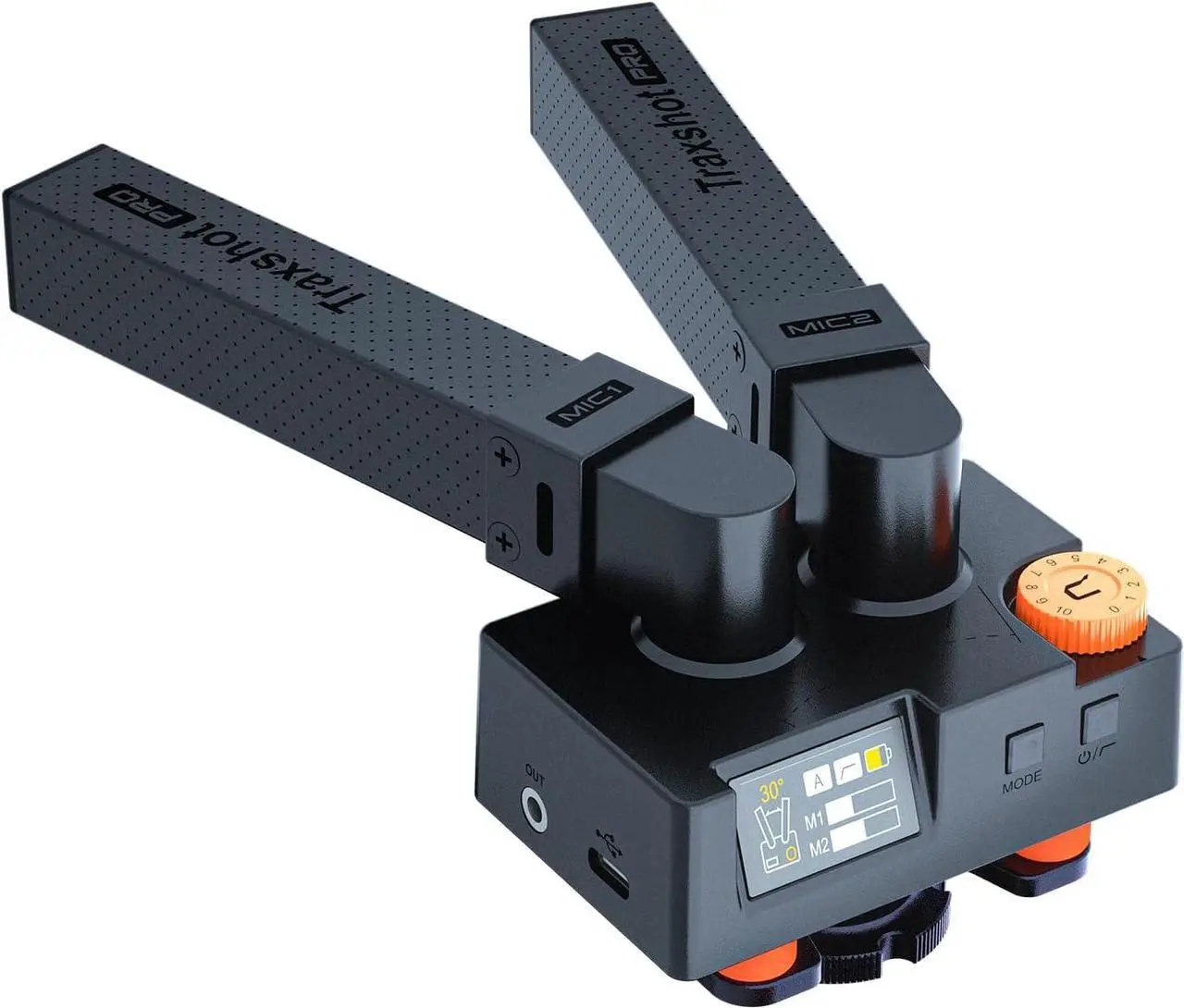 Main image of Traxshot Pro Shotgun Microphone, 3 Pickup Modes, USB C Digital Output, All-in-One Video Microphone for Camera, iPhone, Android Phones, PC- Mic for Video Recording, Vlogging and Interviews
