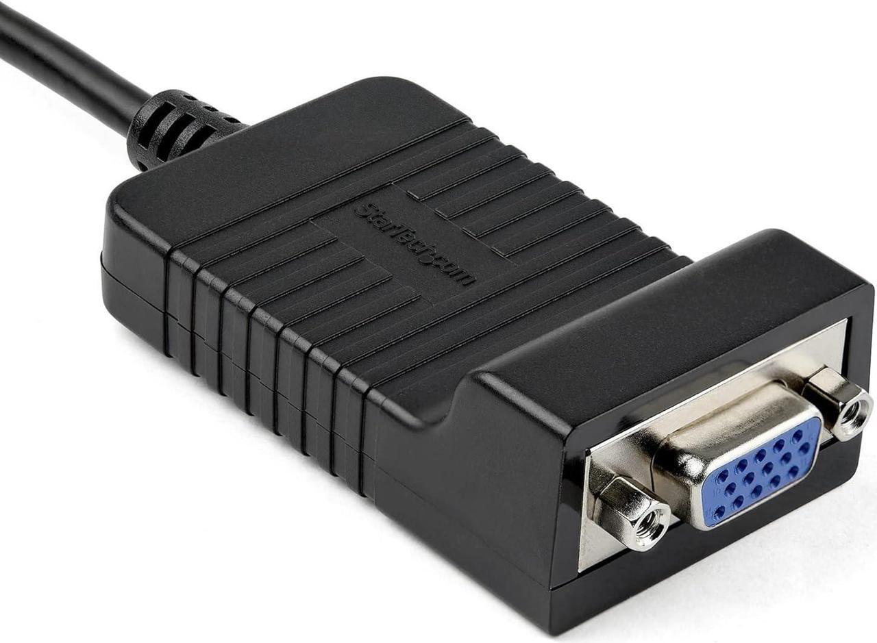 Alt view image 2 of 2 - DisplayPort to VGA Adapter - Active DP to VGA Converter - 1080p Video - Durable - DP/DP++ Source to VGA Monitor Cable Adapter Dongle - DP 1.2 to VGA - Latching DP Connector (DP2VGA)