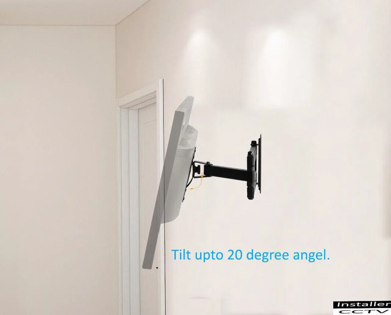 Alt view image 2 of 7 - Universal Cantilever Wall Mount for 14"-30" LCD/LED TV/Monitor
