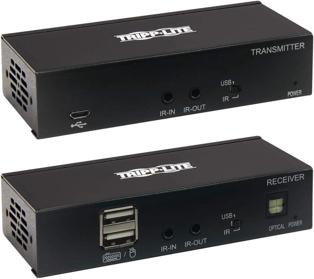 Main image of Tripp Lite DisplayPort to HDMI Over Cat6 Extender Kit w KVM Support 4K@60Hz (B127A-1A1-BDBH)