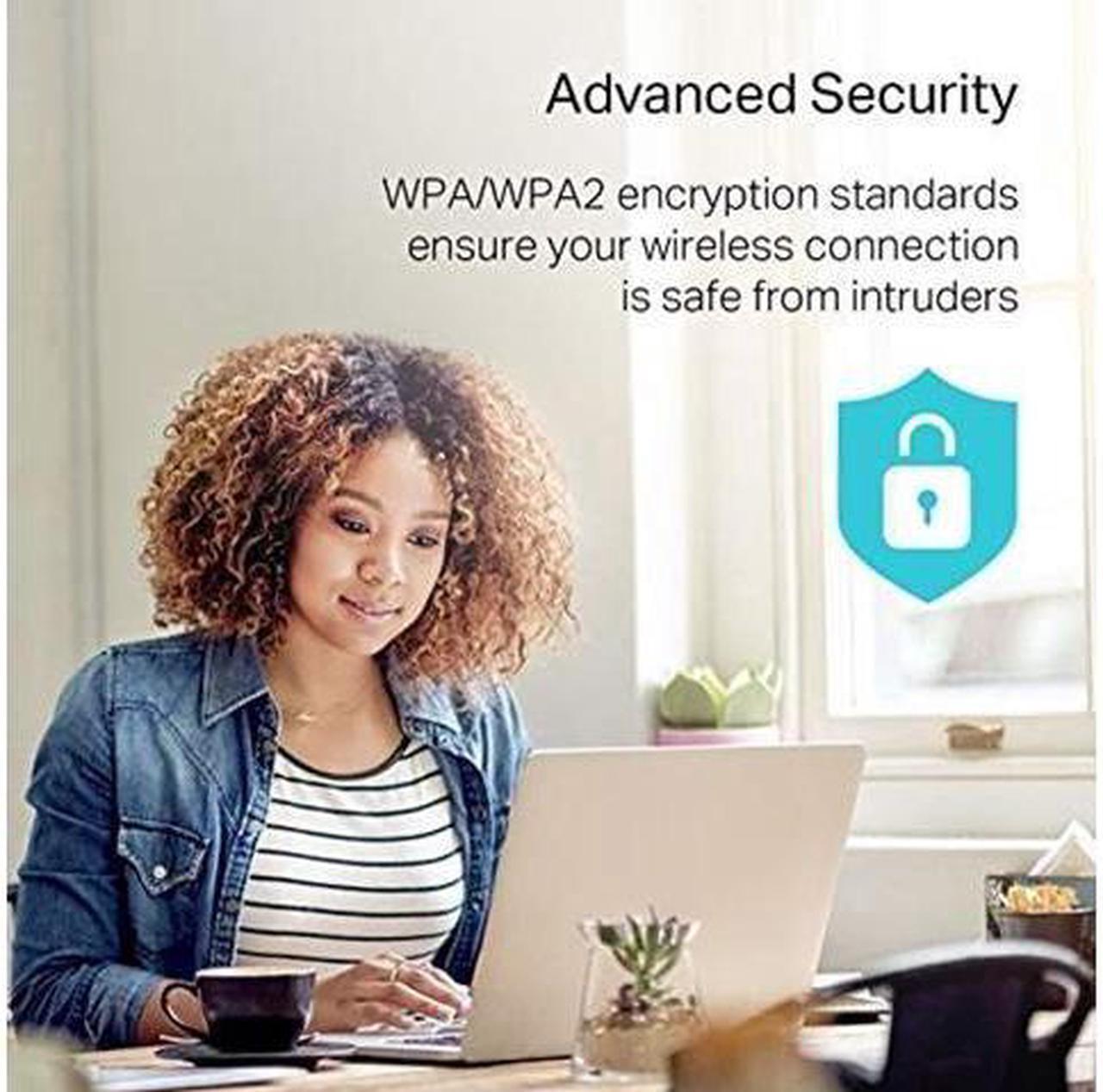 Alt view image 5 of 6 - TP-Link AC600 USB WiFi Adapter for PC (Archer T2U Plus)- Wireless Network Adapter for Desktop with 2.4GHz, 5GHz High Gain Dual Band 5dBi Antenna, Supports Win10/8.1/8/7/XP, Mac OS 10.9-10.14