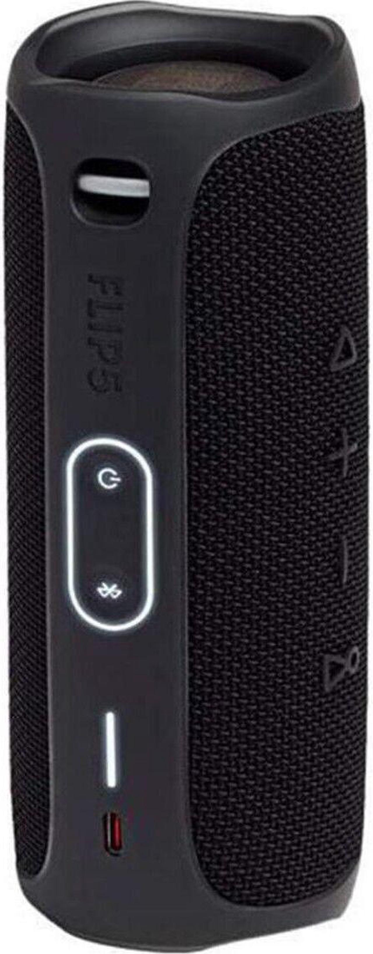 Alt view image 4 of 4 - Flip 5 Bluetooth Speaker Waterproof 12-Hr Battery Bass Boost Mic-Enabled-Black