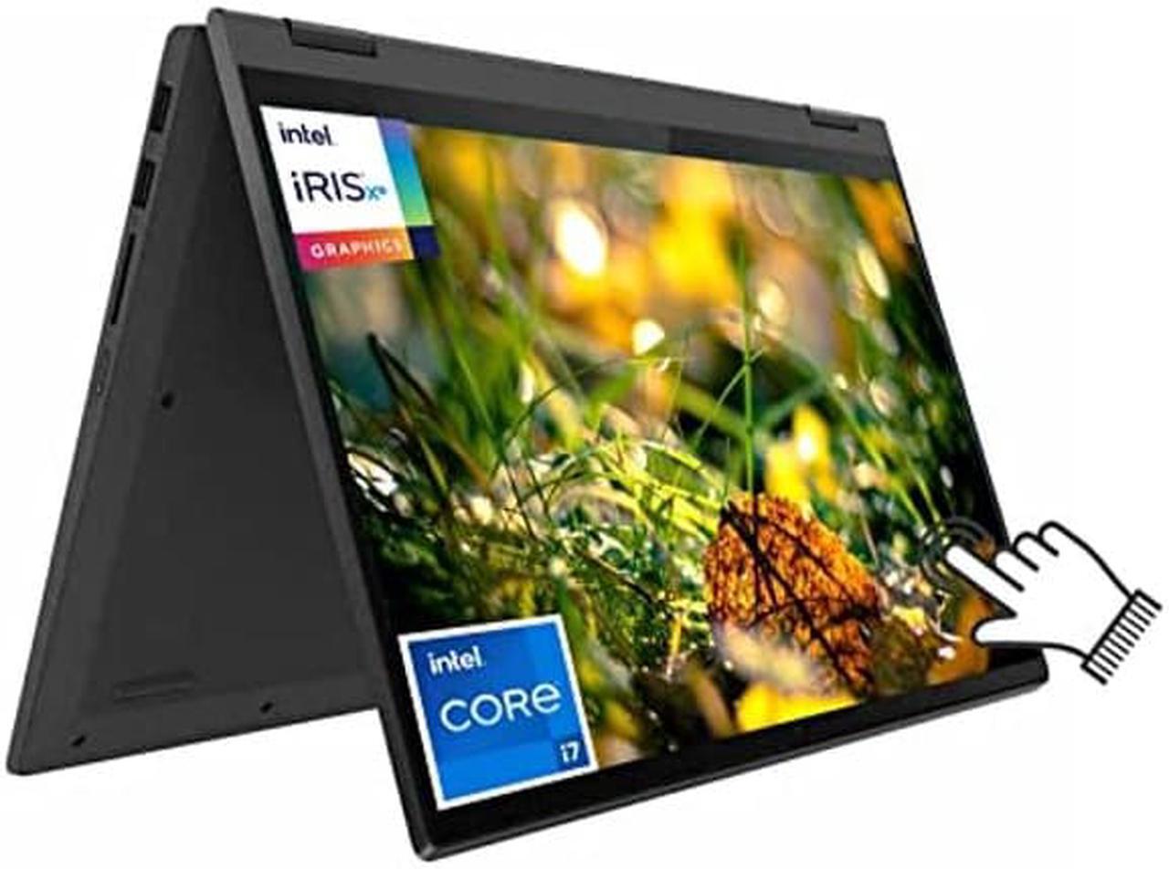 Main image of 2022 Newest Lenovo IdeaPad Flex 5i 14" FHD 2 in 1 Touchscreen Laptop, Intel i7-1165G7 Up to 4.7GHz, 12GB RAM, 1TB SSD, Backlit Keyboard, Fingerprint, Intel Iris Xe Graphics,Win10 + CUE Accessories