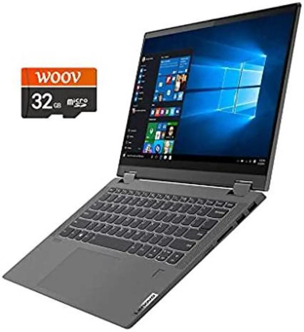 Alt view image 3 of 5 - Lenovo Flex 5 14" FHD 2in1 Touch Screen Laptop, 8-core AMD Ryzen 7 4700U(>i7-10710U) Upto 4.1 GHz, USB-C, Fingerprint, Backlit KB, Webcam, HDMI, Win 10 Home, 32GB MSD Card (8GB RAM | 1TB PCIe SSD)