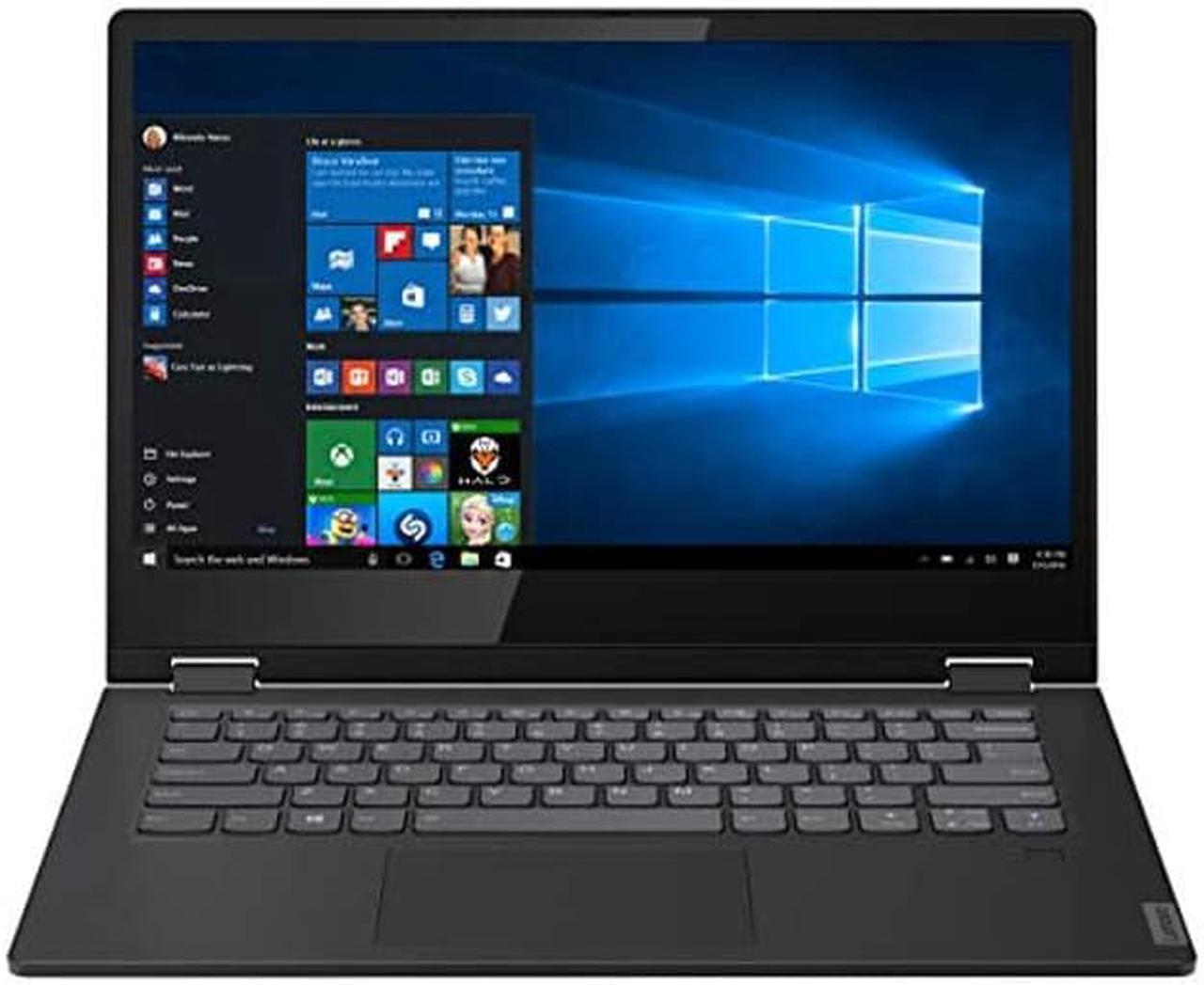 Alt view image 3 of 5 - Lenovo IdeaPad Flex 14 2-in-1 Laptop Computer_ Intel Quad-Core i5-8265U (Beats i7-7500U)_ 8GB DDR4 RAM_ 256GB PCIe SSD_ 14" FHD Touchscreen_ Backlit Keyboard_ Black_ Windows 10_ BROAGE Mouse Pad