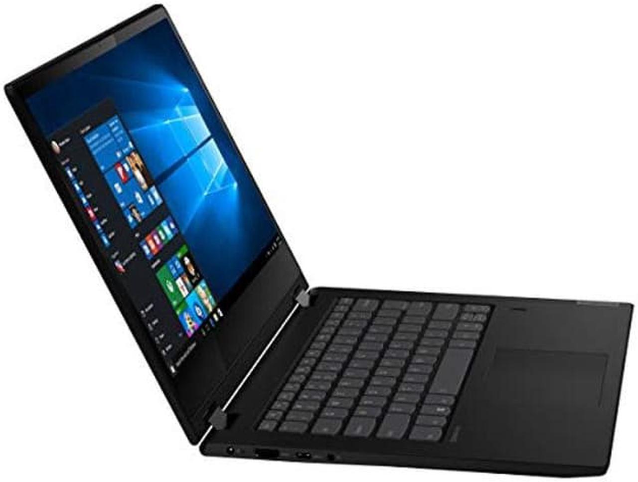 Alt view image 4 of 5 - Lenovo IdeaPad Flex 14 2-in-1 Laptop Computer_ Intel Quad-Core i5-8265U (Beats i7-7500U)_ 8GB DDR4 RAM_ 256GB PCIe SSD_ 14" FHD Touchscreen_ Backlit Keyboard_ Black_ Windows 10_ BROAGE Mouse Pad