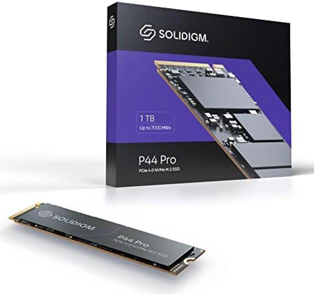 Main image of Solidigm(tm) P44 Pro Series 1TB PCIe GEN 4 NVMe 4.0 x4 M.2 2280 3D NAND Internal Solid State Drive, Read/Write Speed up to 7000MB/s and 6500MB/s, SSDPFKKW010X7X1...