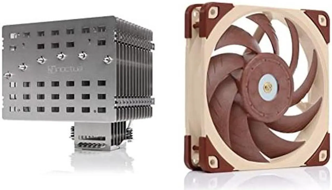 Main image of Noctua Bundle: 1x NH-P1 Passive CPU Cooler + 1x NF-A12x25 LS-PWM, Ultra Quiet Silent Fan