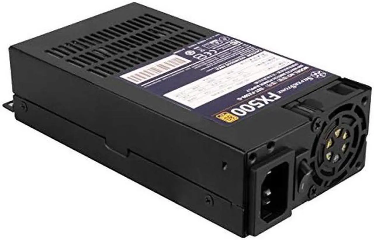 Alt view image 2 of 5 - SilverStone Technology FX500-G, 500W Flex ATX 80 Plus Gold Power Supply, SST-FX500-G