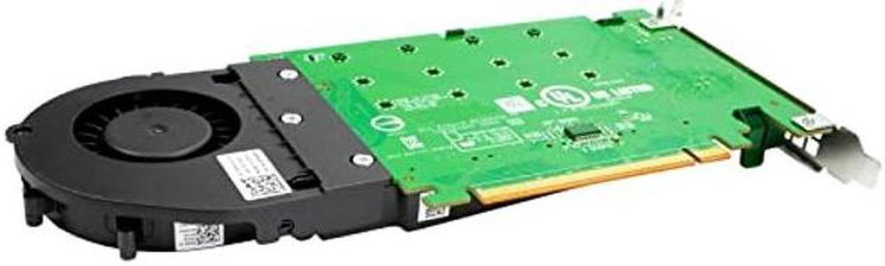 Alt view image 4 of 5 - M.2 NVME PCIE3.0 x4 Solid State Storage Adapter Card with Fan Fit for DELL T5810 T5820 T7810 T7910 R7910 T7820 T7920 Workstation and 13G R630 R730 14G R540 R740 R640 Server 06N9RH 6N9RH 080G5N 80G5N