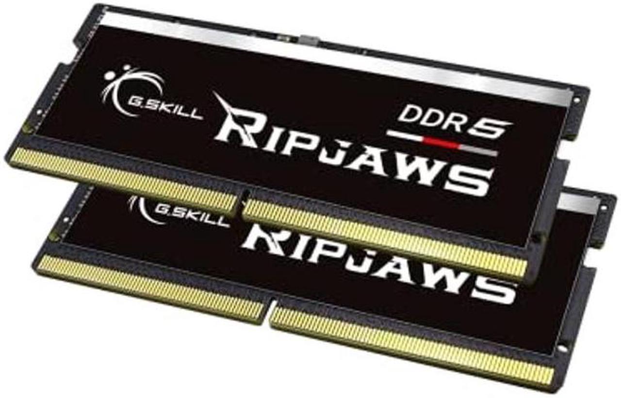 Alt view image 3 of 3 - G.SKILL Ripjaws DDR5 SO-DIMM Series DDR5 RAM 32GB (2x16GB) 4800MT/s CL34-34-34-76 1.10V Unbuffered Non-ECC Notebook/Laptop Memory SODIMM (F5-4800S3434A16GA2-RS)