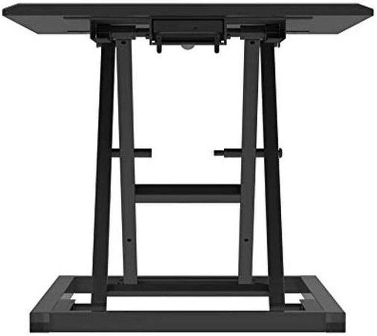 Alt view image 3 of 5 - Stand Up Desk Store AirRise Adjustable Height Standing Desk Converter Monitor Stand (Black, 29")